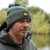 Ridge Monkey APEarel ThermaPro Waterproof Bobble Hat Green